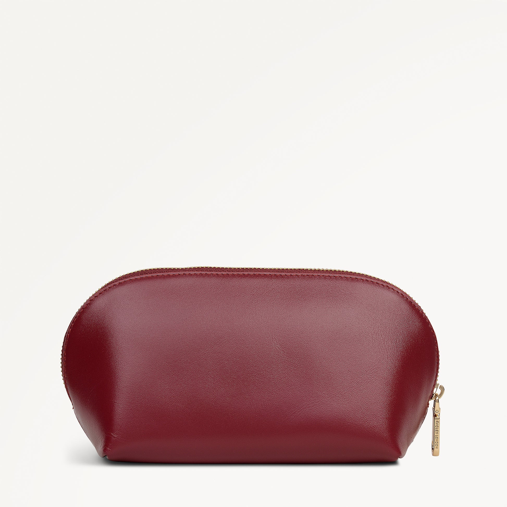 Commute Street Leather Medium  Cosmetic Pouch in Carmine - 112117
