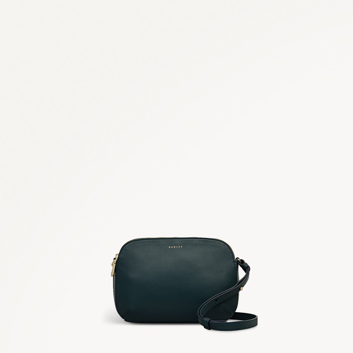 Dukes Place Leather Medium Ziptop Cross Body Bag
