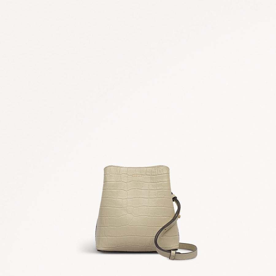 Dukes Place - Faux Croc Small Compartment Cross Body Bag - RHE11816