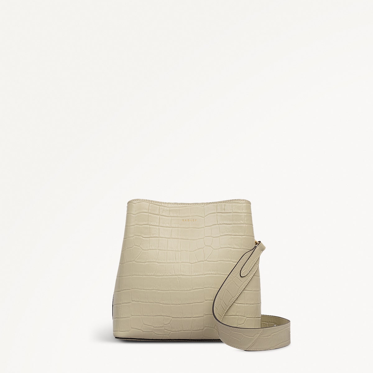 Dukes Place - Faux Croc Medium Compartment Cross Body Bag - RHE11802