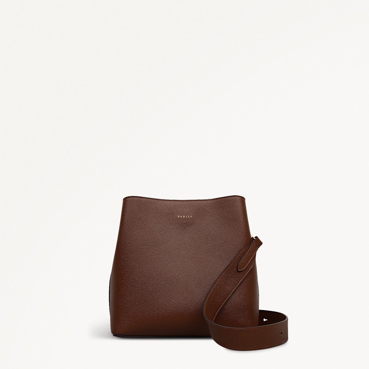 Dukes Place Texture Medium Compartment Crossbody Bag in Chocolate - 112131
