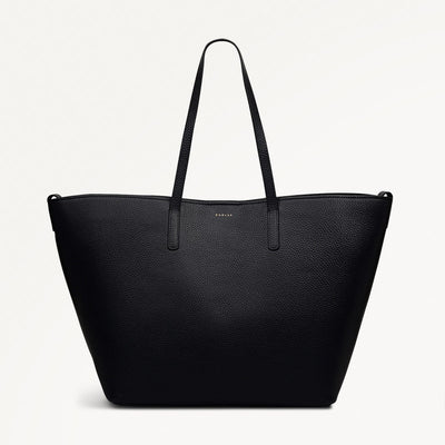 Dukes Place Large Open Top Tote Black - 112133