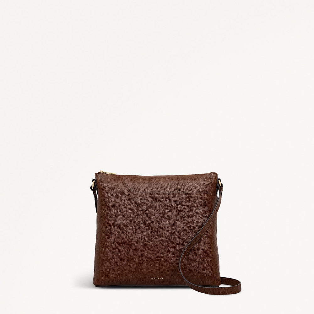 Pockets - Texture Large Ziptop North-South Cross Body Bag - RHE31202