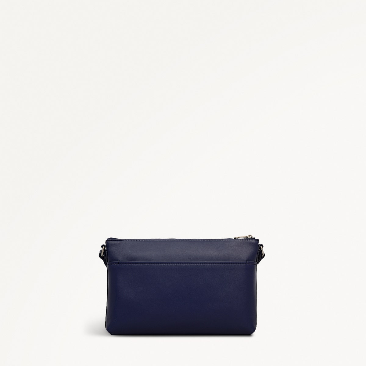 Pockets Leather Medium Ziptop EW Cross Body Bag in Evenfall - 112149