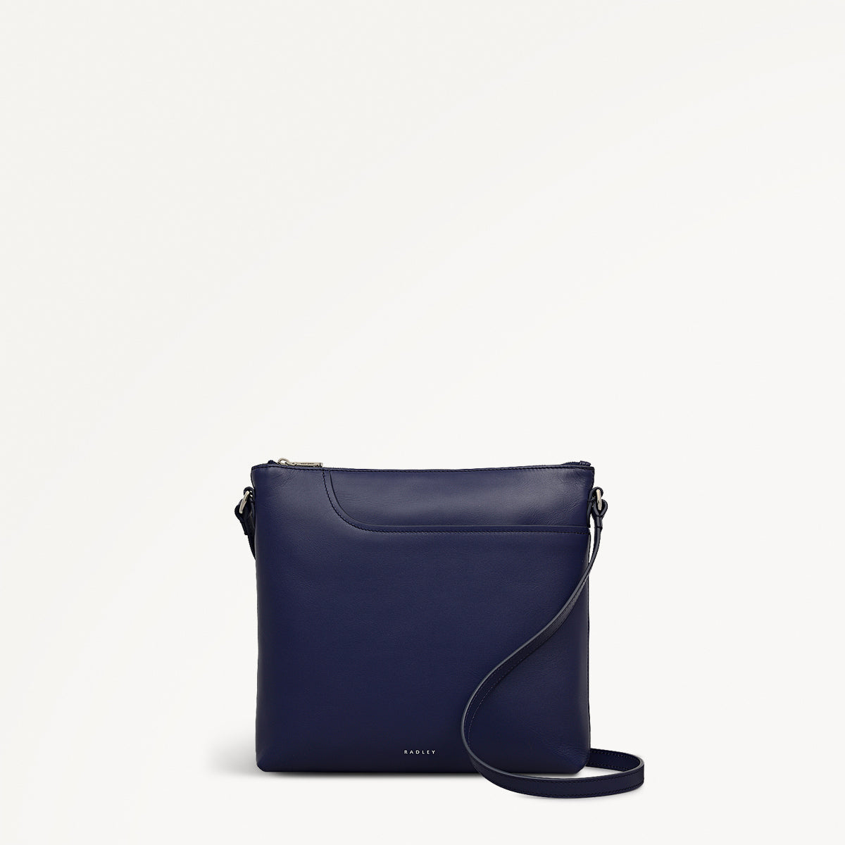 Pockets Leather Large Ziptop Ns Cross Body Bag in Evenfall - 112151