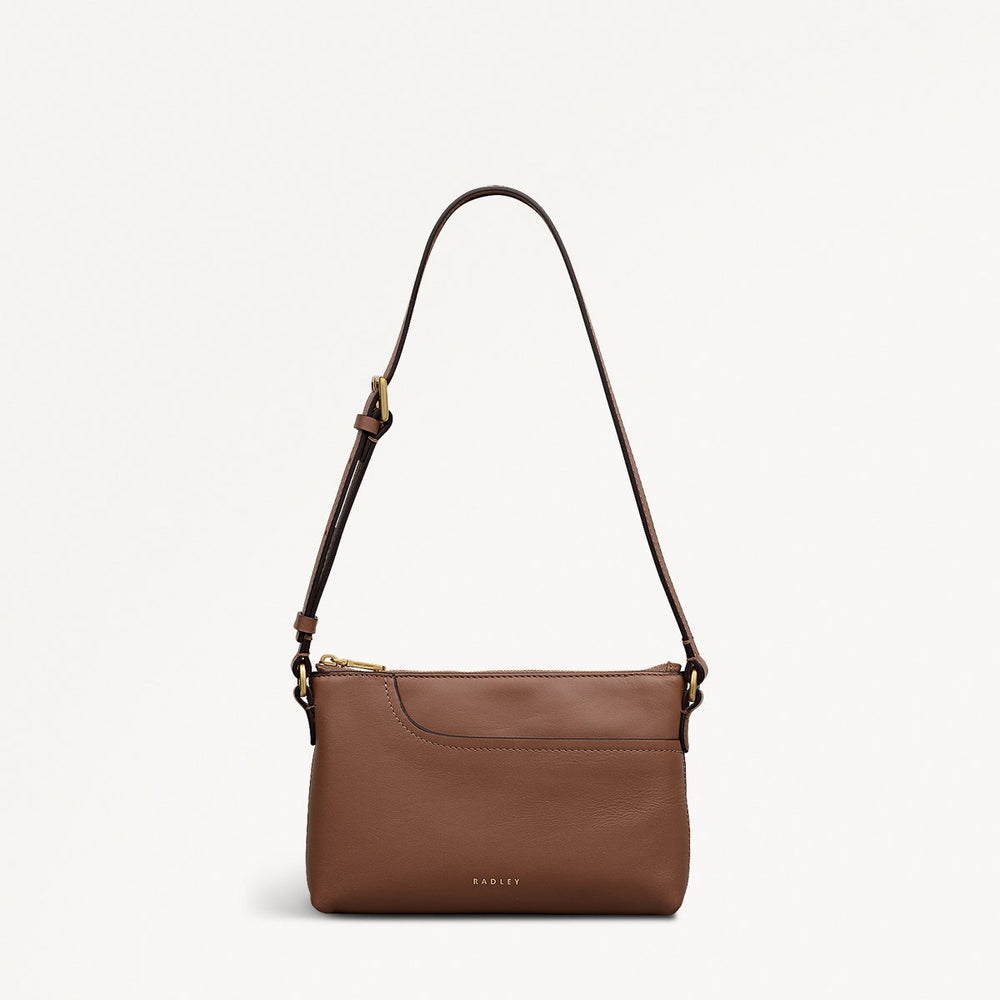 Pockets Mini Ziptop East-West Shoulder Bag - RHE30903
