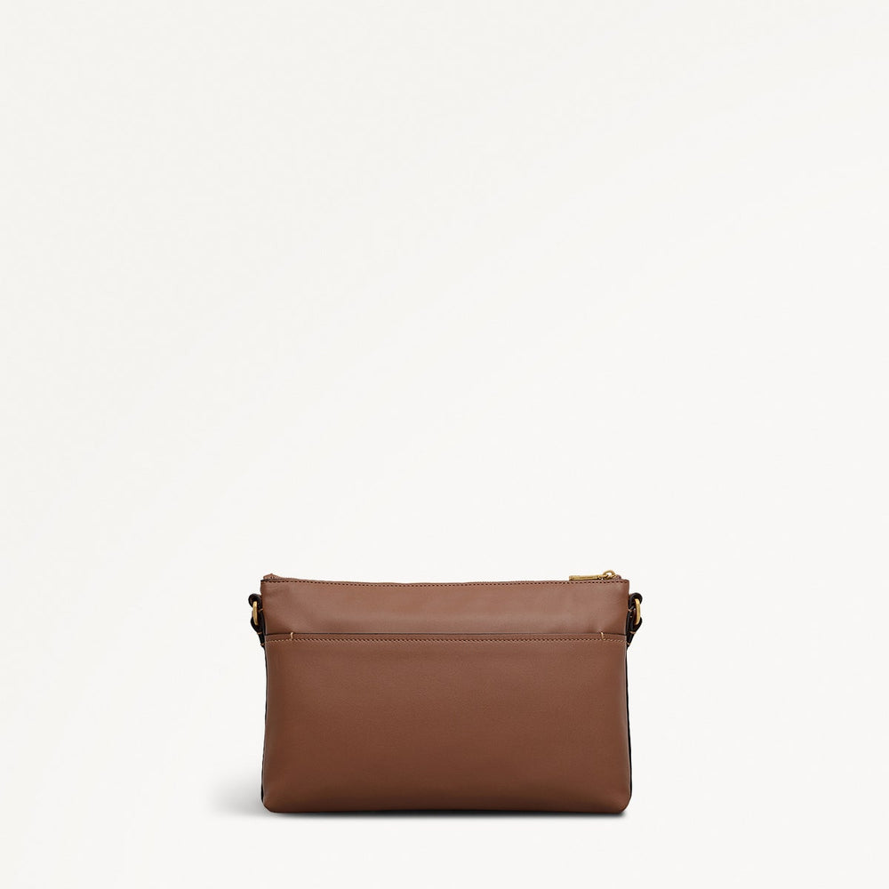 Pockets Medium Ziptop Ew Cross Body Saddle - 112153