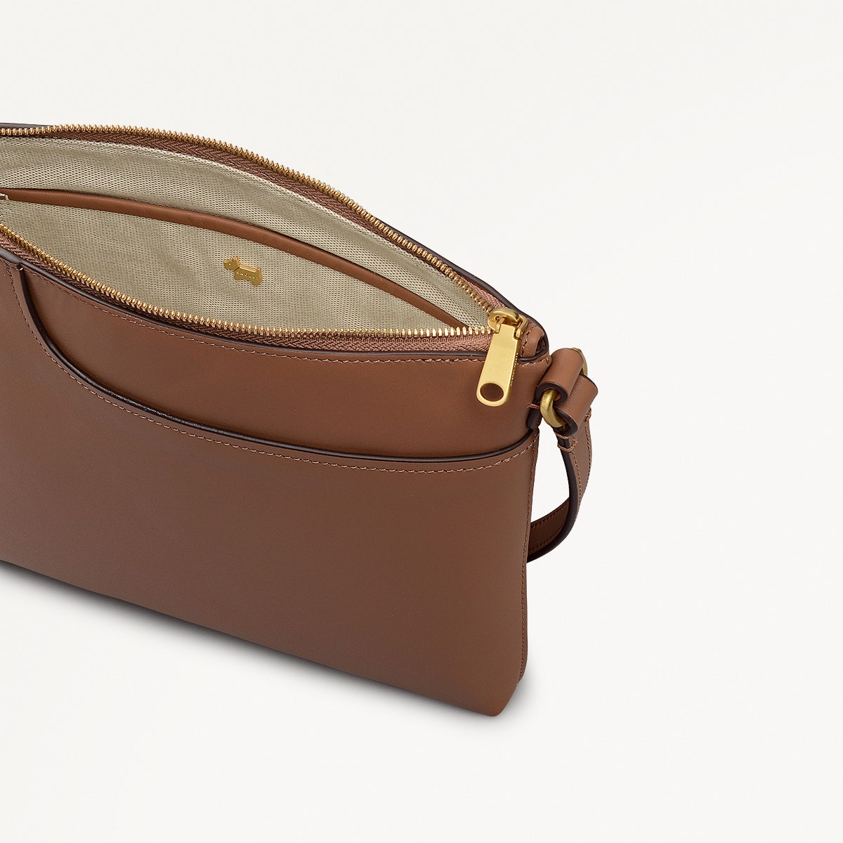 Pockets Small Ziptop Cross Body Saddle - 112154