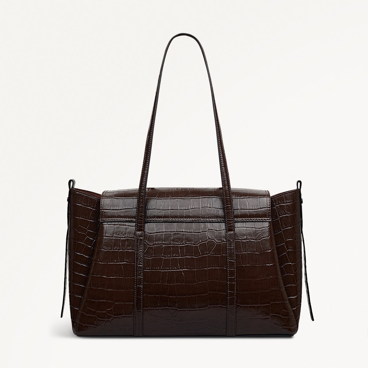 【APERTY】Sサイズ WIDE BAG TARTAN BROWN Dark Oak Large Flapover Shoulder Bag | The Chancery AW25 | Radley
