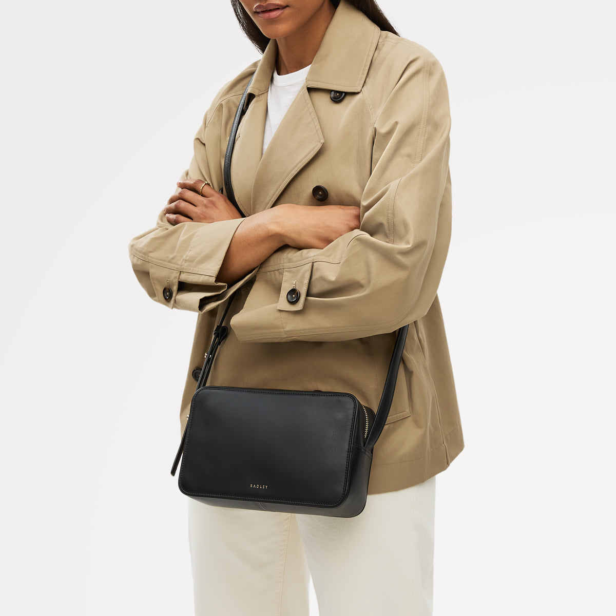Black Small Ziptop Cross Body | Duchess Close AW25 | Radley London