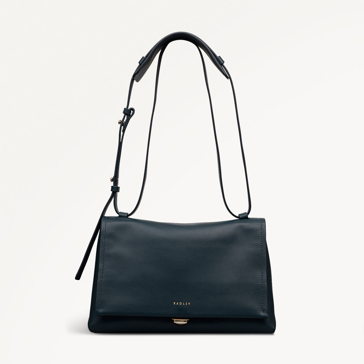 Mercer Street Leather Medium Flapover Shoulder Bag - RHE15901