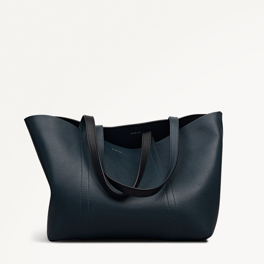 Hanbury Row Large Open Top Tote Bag in Black - 112182