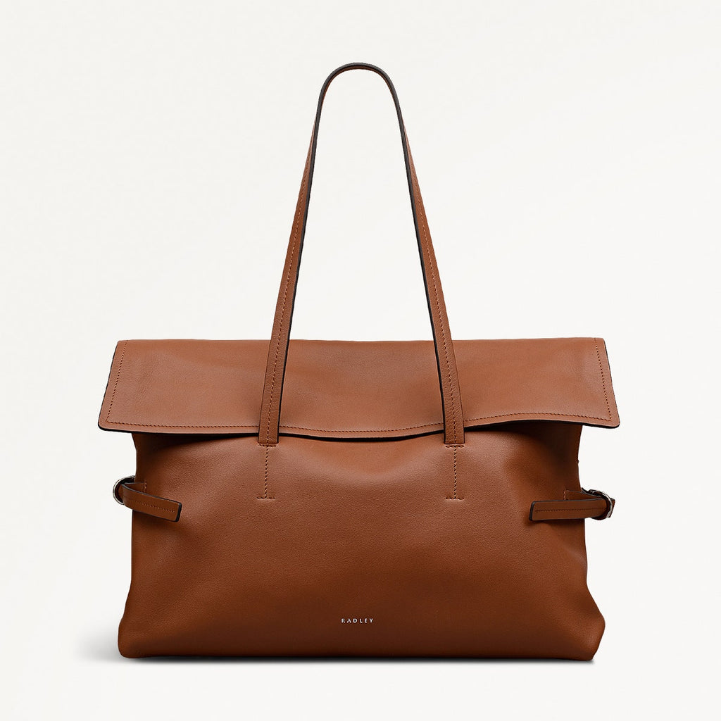 Toffee Medium Flapover Shoulder Bag Fleet Street AW25 Radley