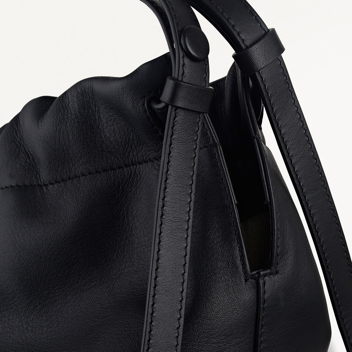 Black Large Drawstring Shoulder Bag | The Portobello AW25 | Radley