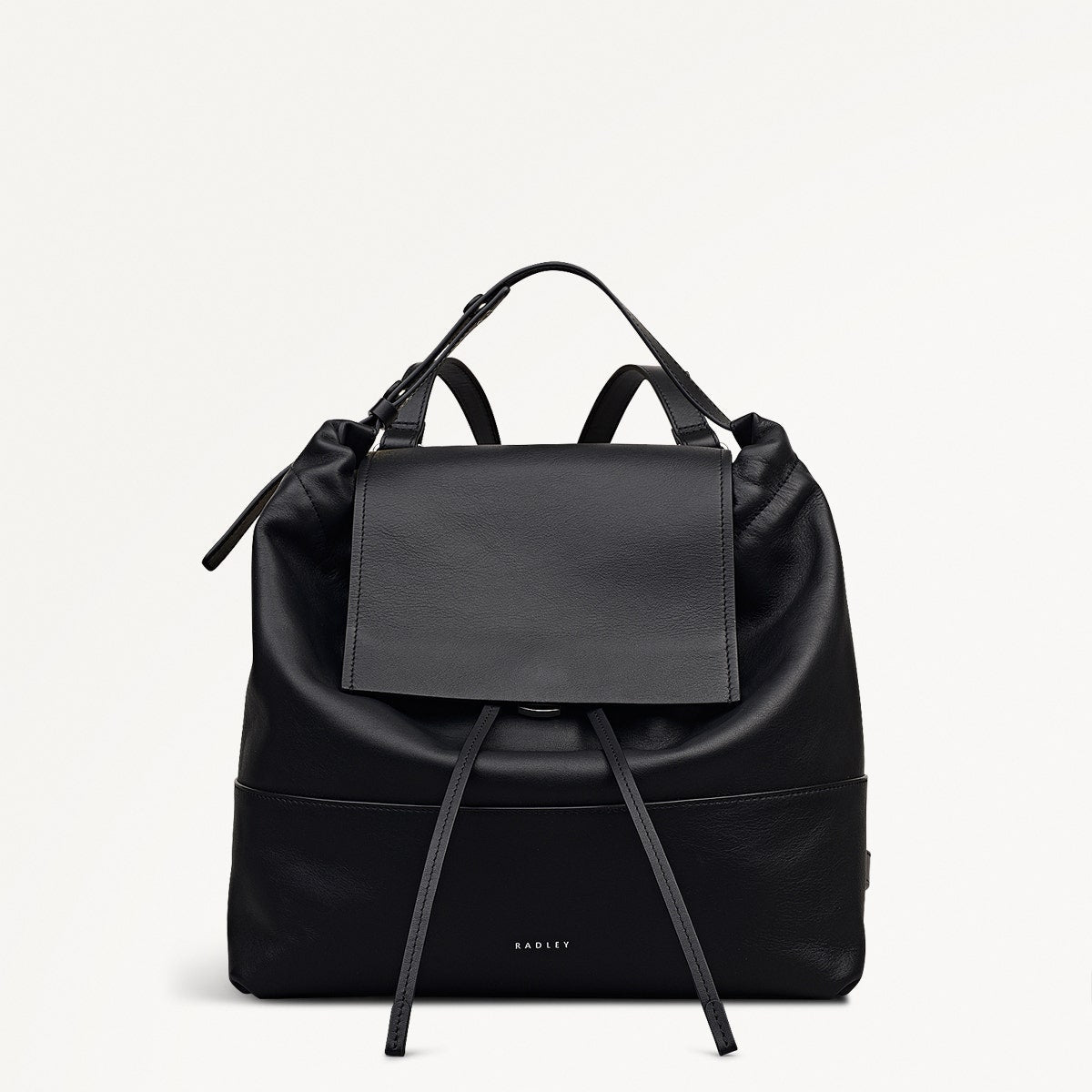 Portobello Leather Medium Drawstring Backpack