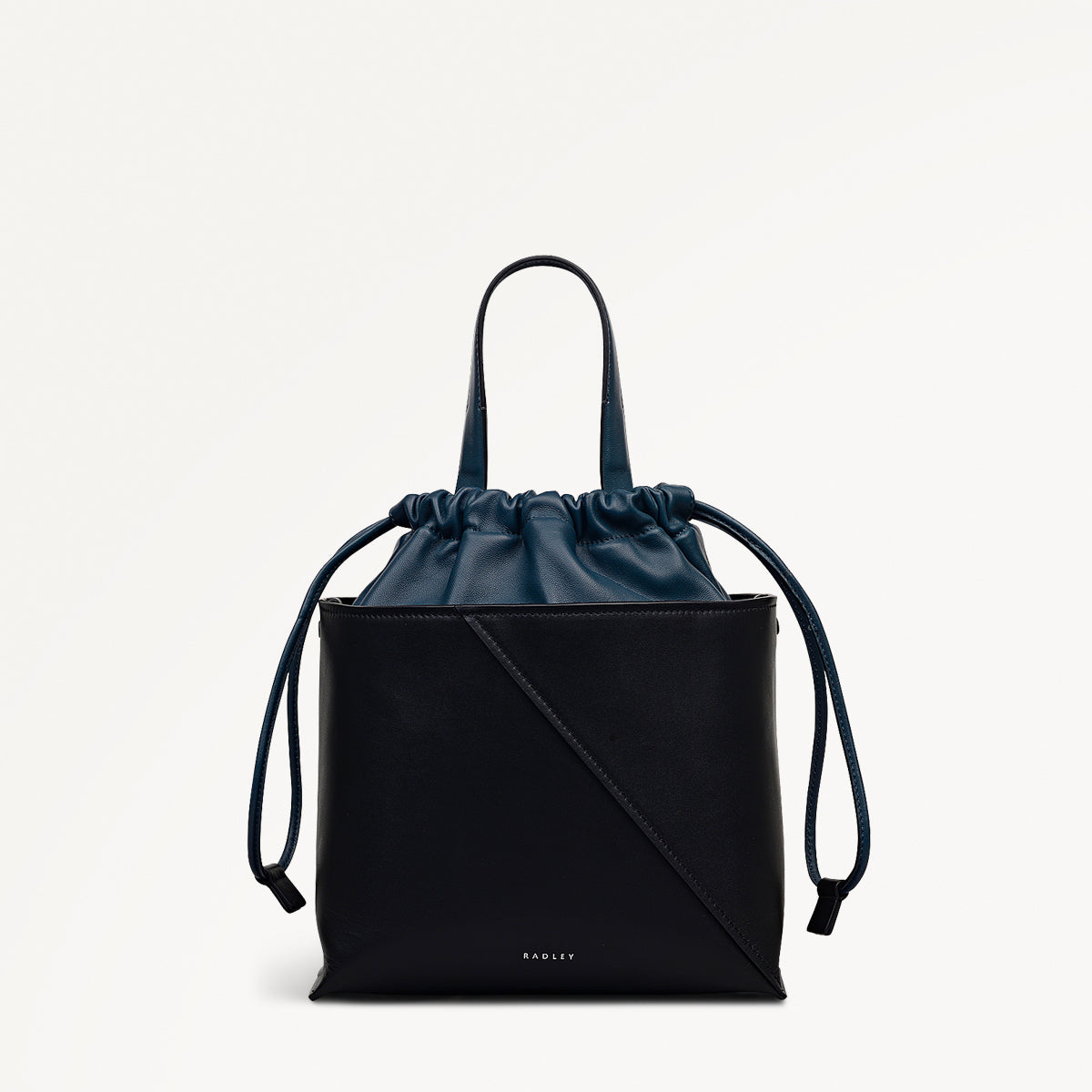 The Portobello Small Drawstring Cross Body Black - 112192