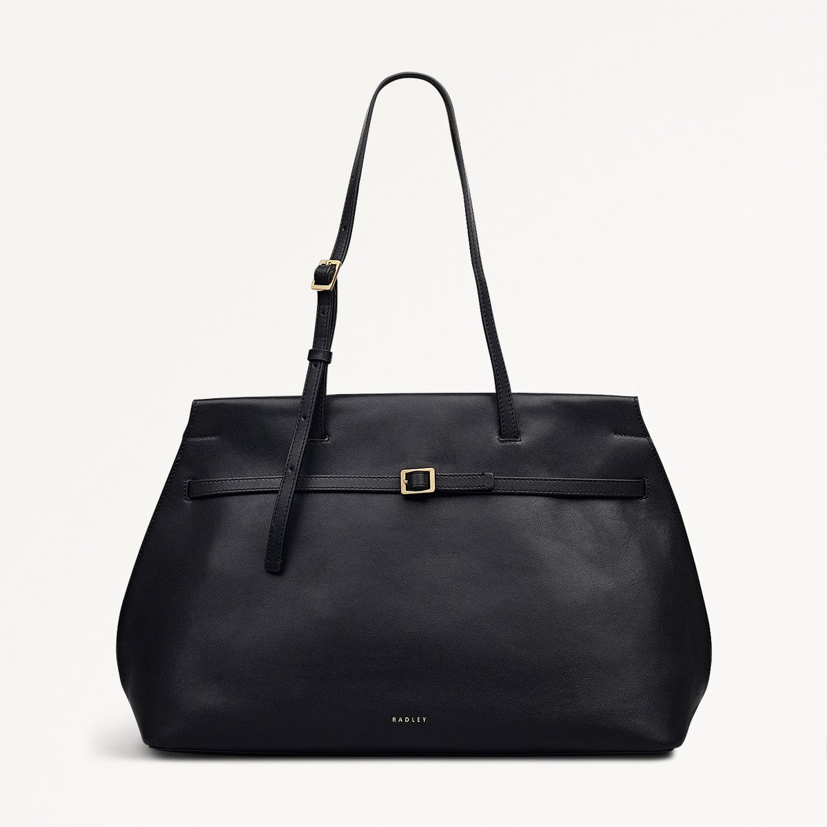 Christina Leather Large Ziptop Shoulder Bag
