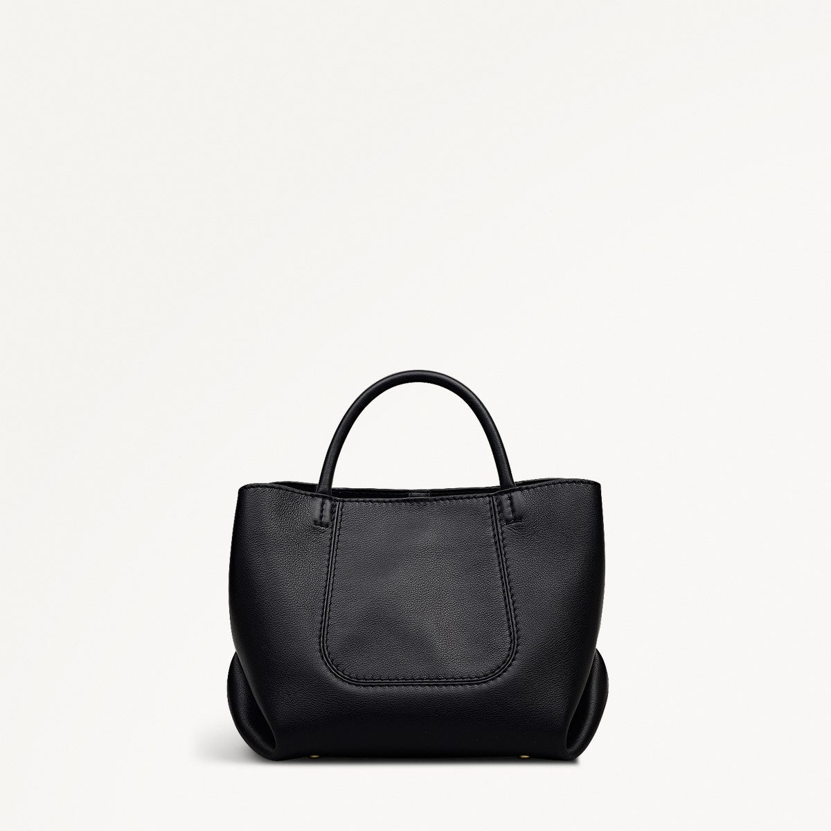 The Compton Small Ziptop Grab Bag in Black - 112199