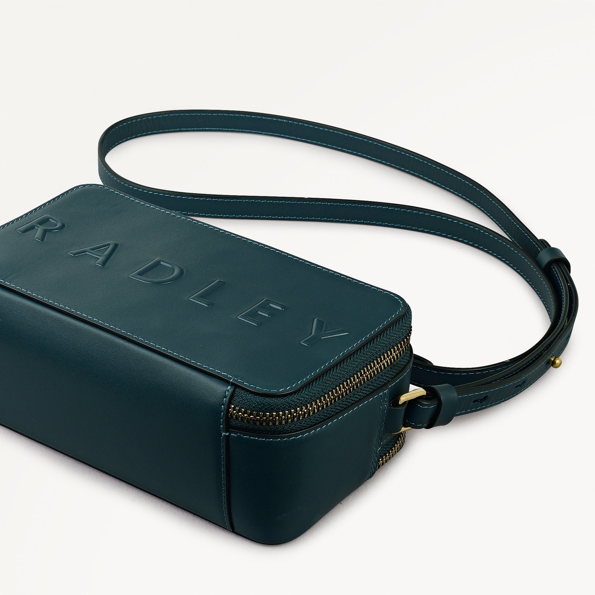 Teal Micro Zip Around Cross Body Bag | Calvert Road AW25 | Radley