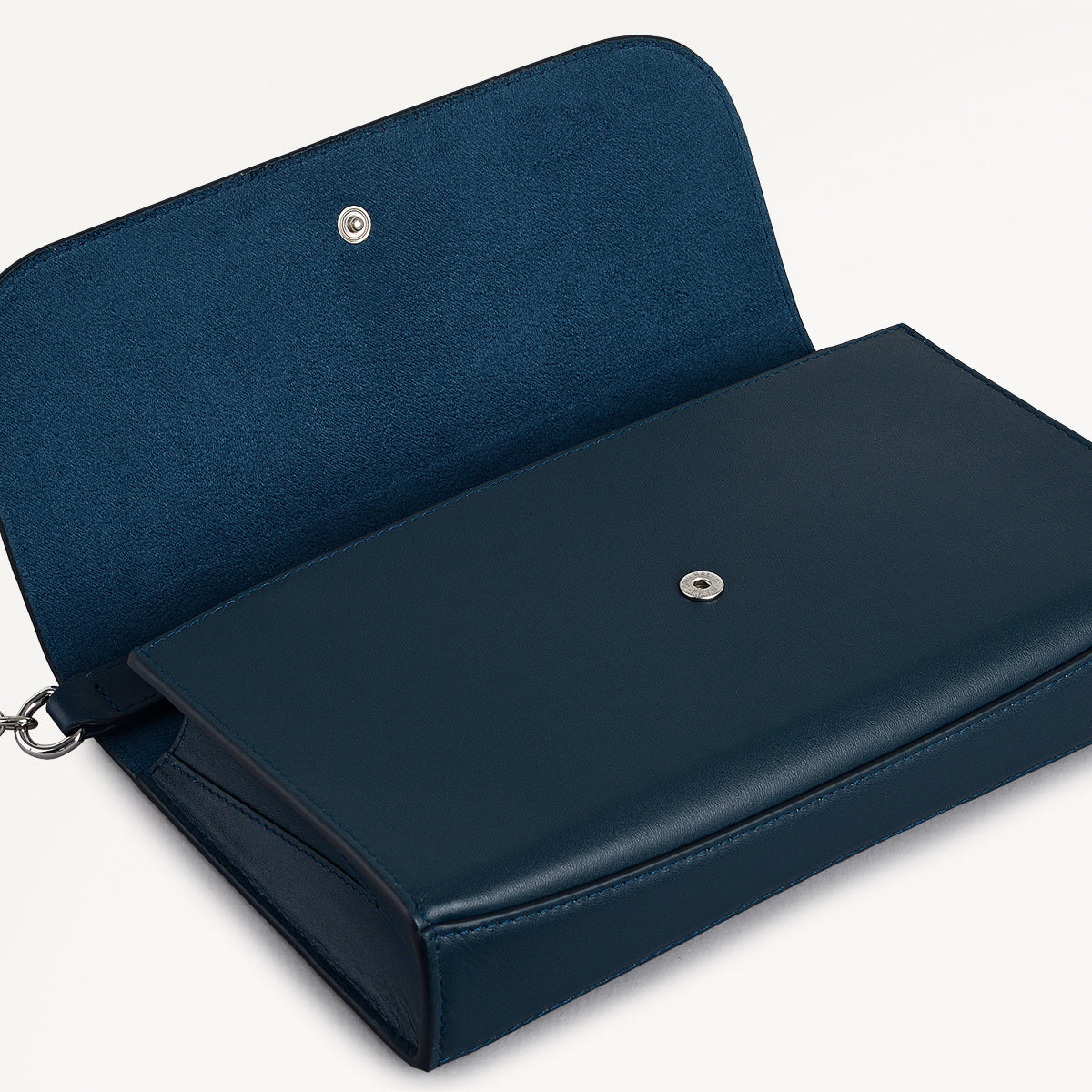 The Rathbone Leather Small Flapover Cross Body Bag in Teal - 112206