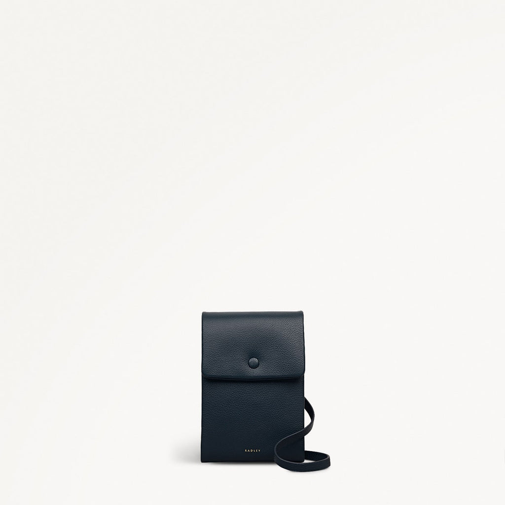 Mallow Street Leather Medium Phone Cross Body Bag in Teal - 112208