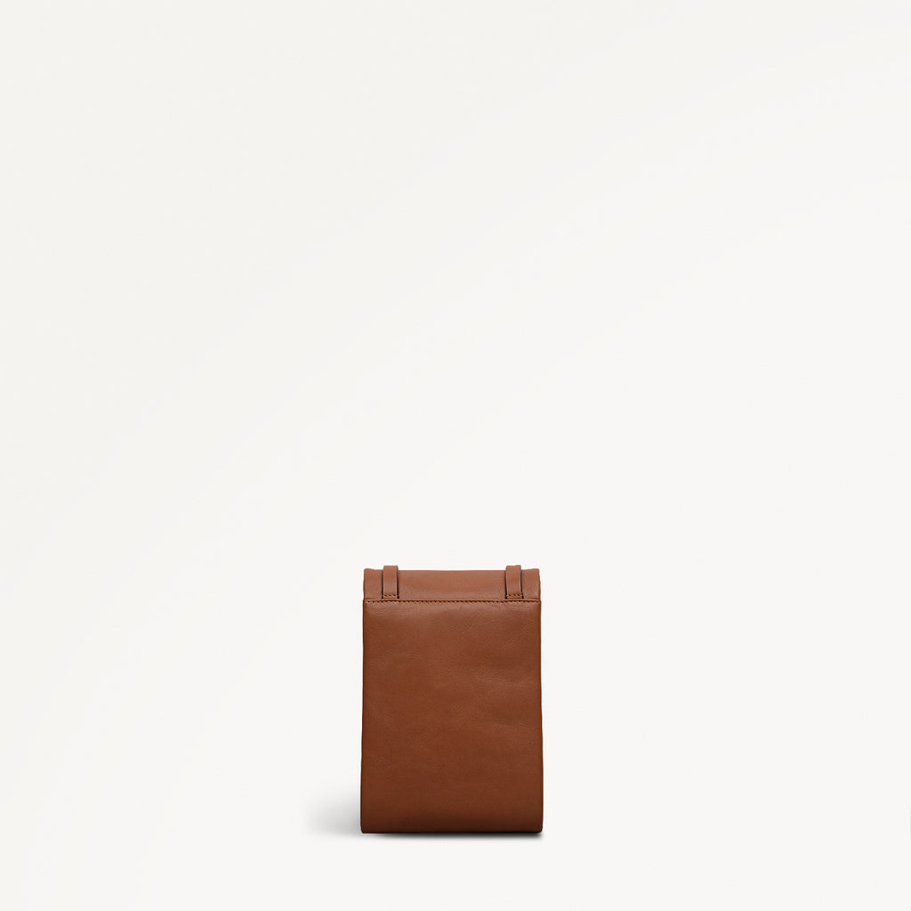 Mallow Street Leather Medium Phone Cross Body Bag in Toffee - 112209