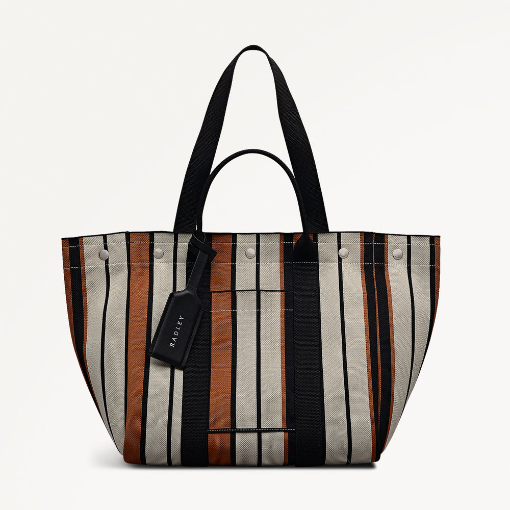 Hadleigh Place - Stripe Large Open Top Tote - RHE22001