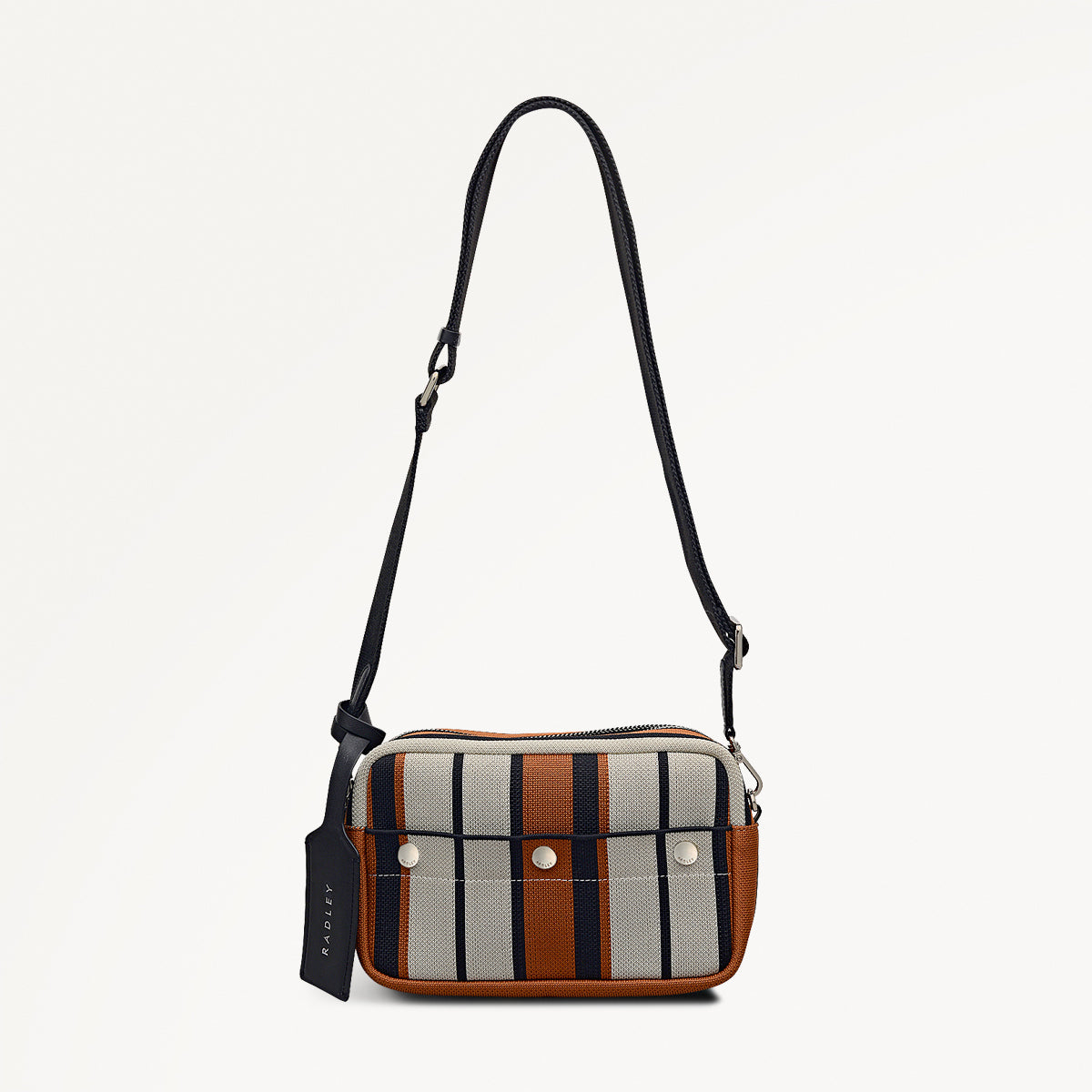 Hadleigh Place - Stripe Small Ziptop Cross Body - RHE22002