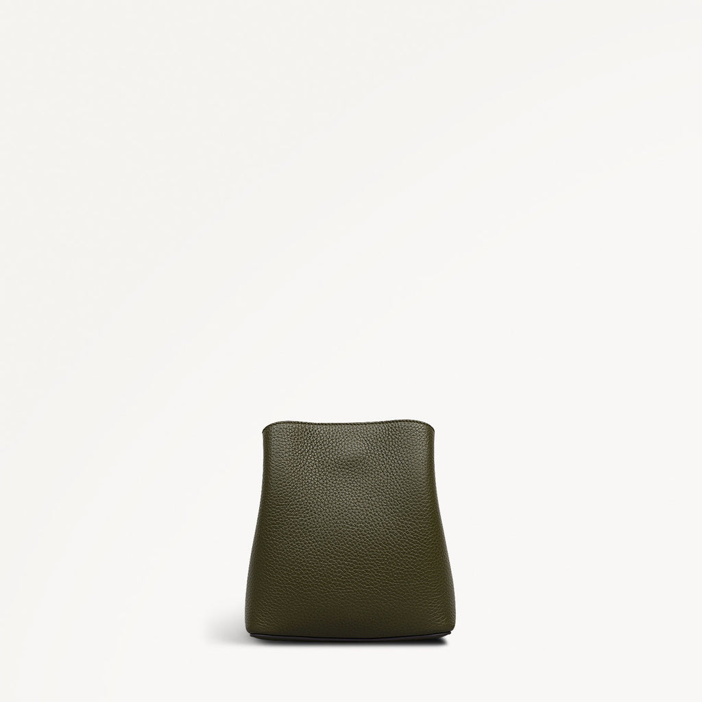 Dukes Place Leather Small Compartment Cross Body Bag in Pine Needle - 112229