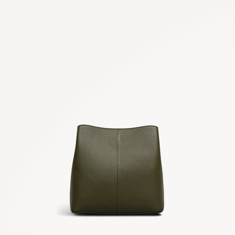 Dukes Place Leather Medium Compartment Cross Body Bag in Pine Needle - 112230