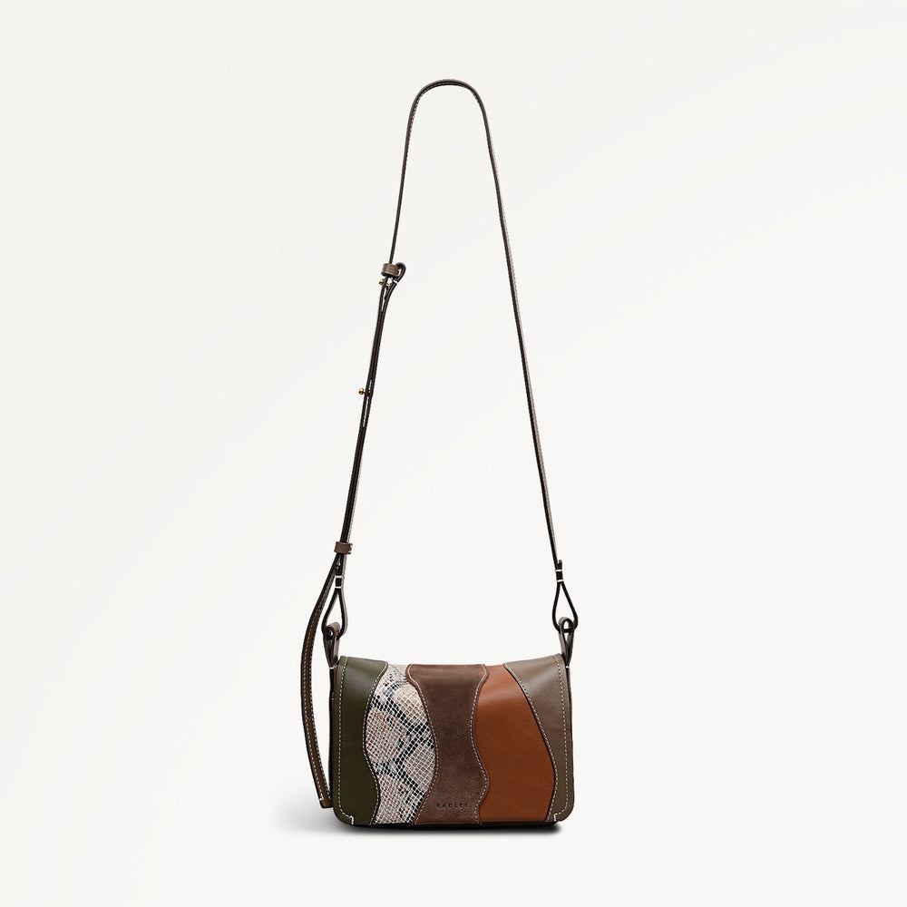 Westwell Lane - Patchwork Small Flapover Cross Body Bag - RHE30203