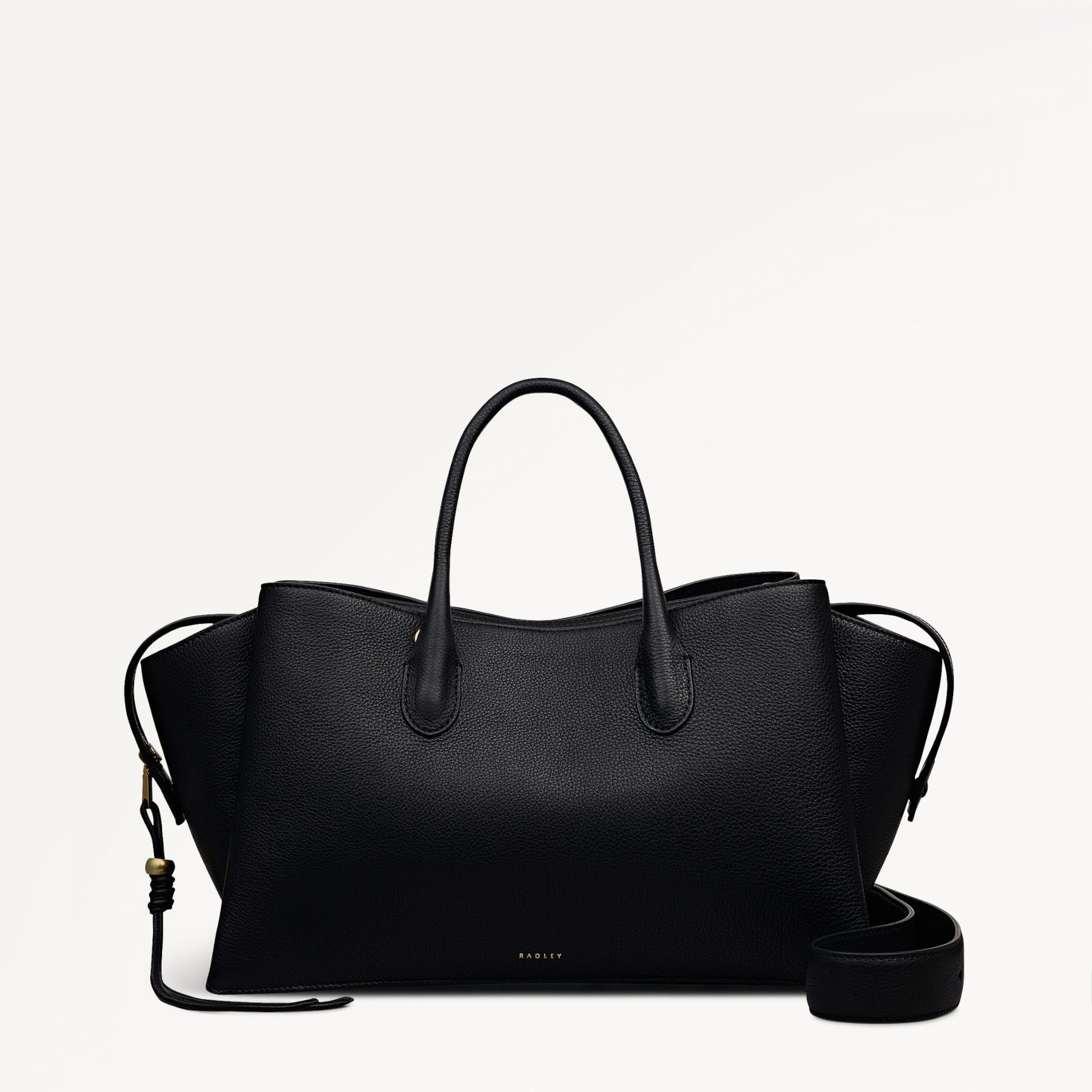 Romilly Leather Large Ziptop Grab Bag