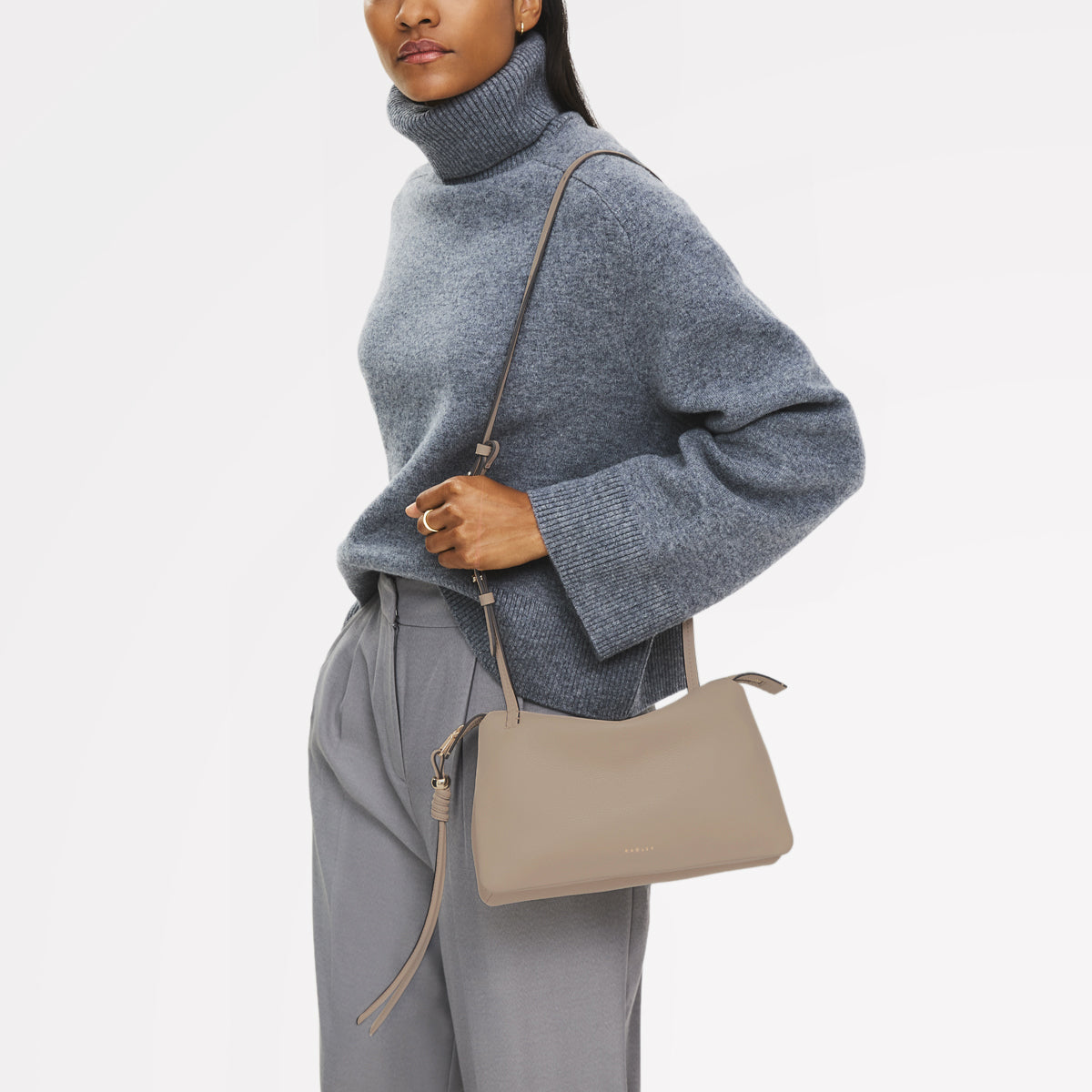 Porcini Medium Ziptop Cross Body Bag | The Romilly AW25 | Radley