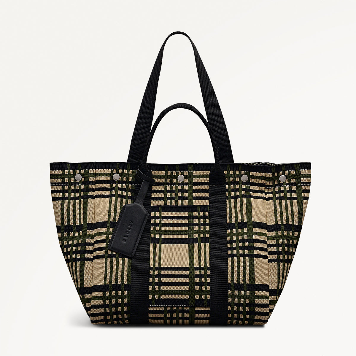 Hadleigh Place - Check Large Open Top Tote Bag - RHE21101