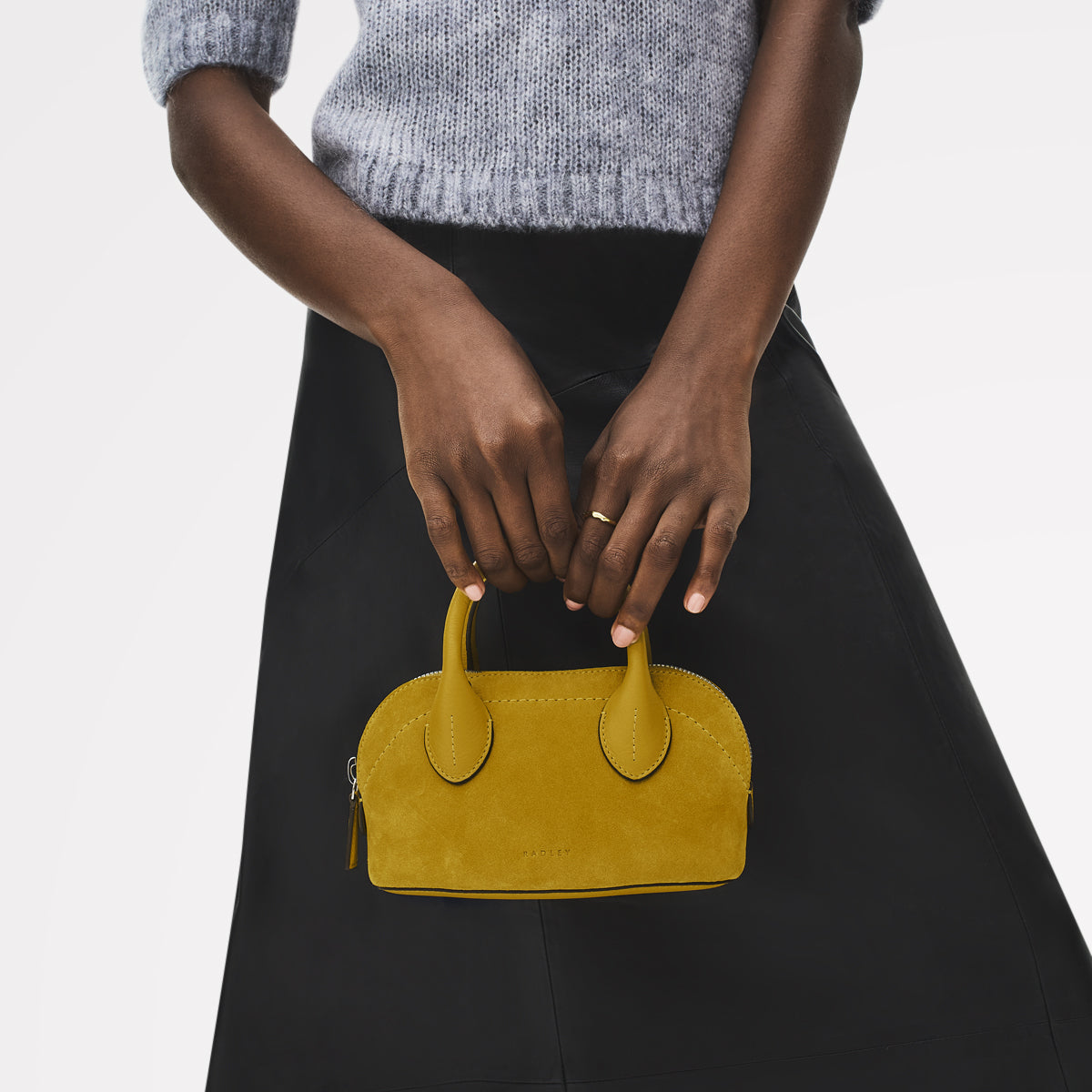 Ochre Micro Ziptop Grab Bag | The Muriel AW25 | Radley London