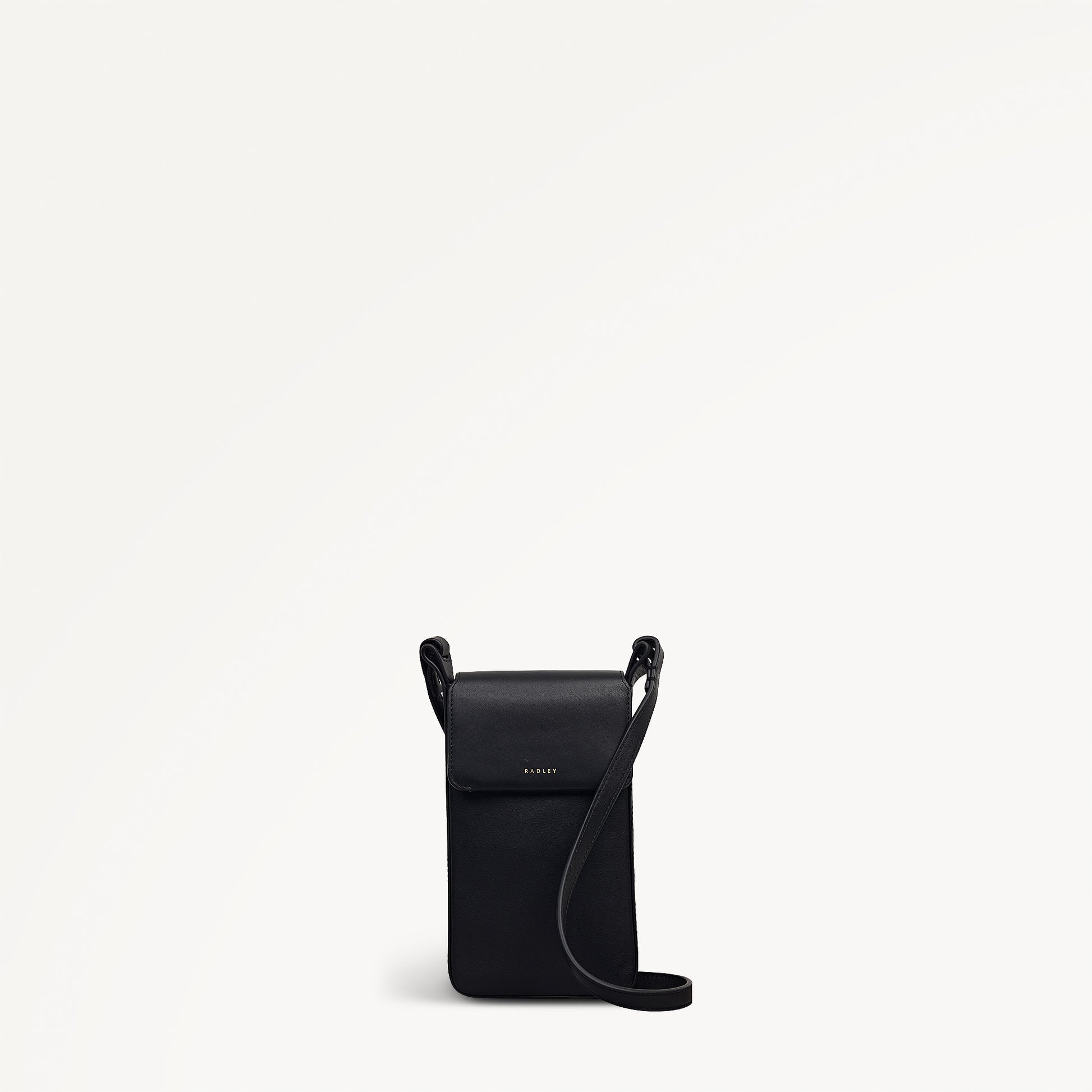 Westwell Lane Leather Medium Phone Cross Body Bag in Black - 112315