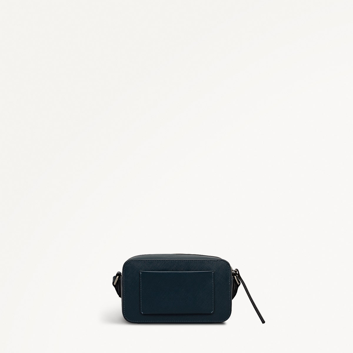 Beech Row Leather Mini Zip Around Cross Body Bag in Teal - 112326
