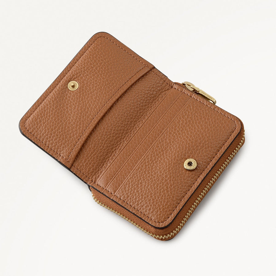Beech Row Small Zip Around Wallet in Pine Needle - 112336