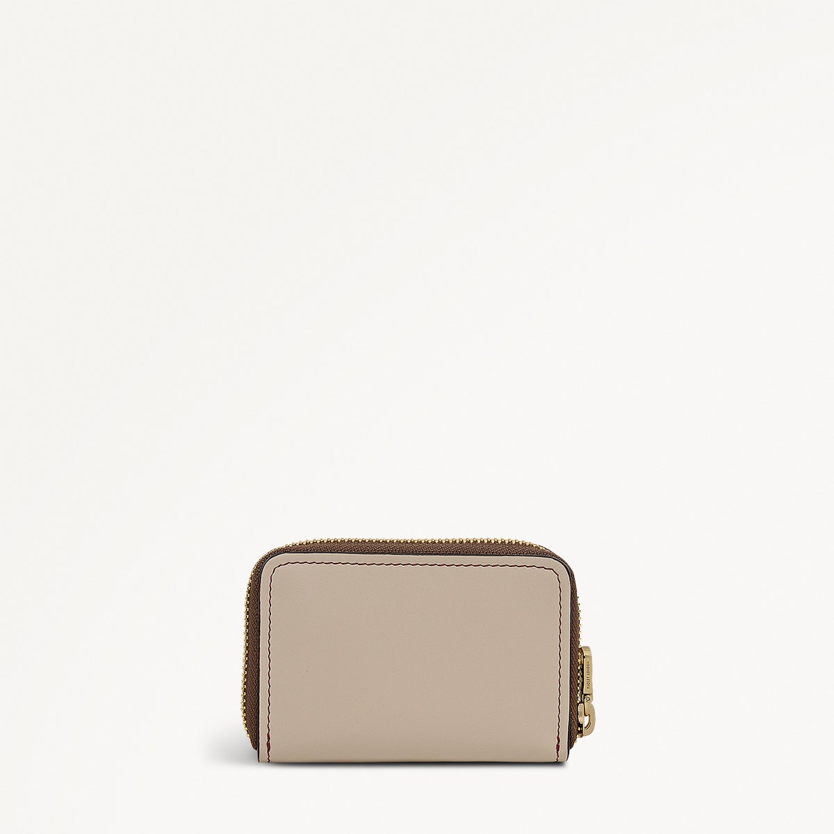 Beech Row Small Zip Around Wallet in Carmine - 112337