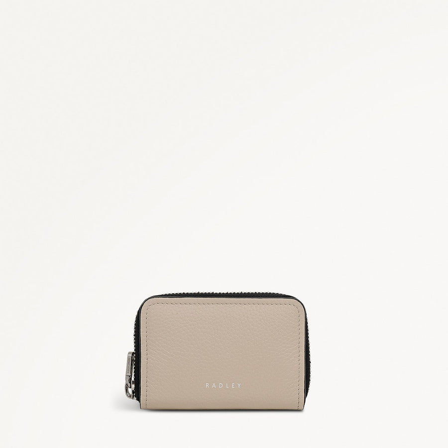 Beech Row Small Zip Around Wallet in Porcini - 112338