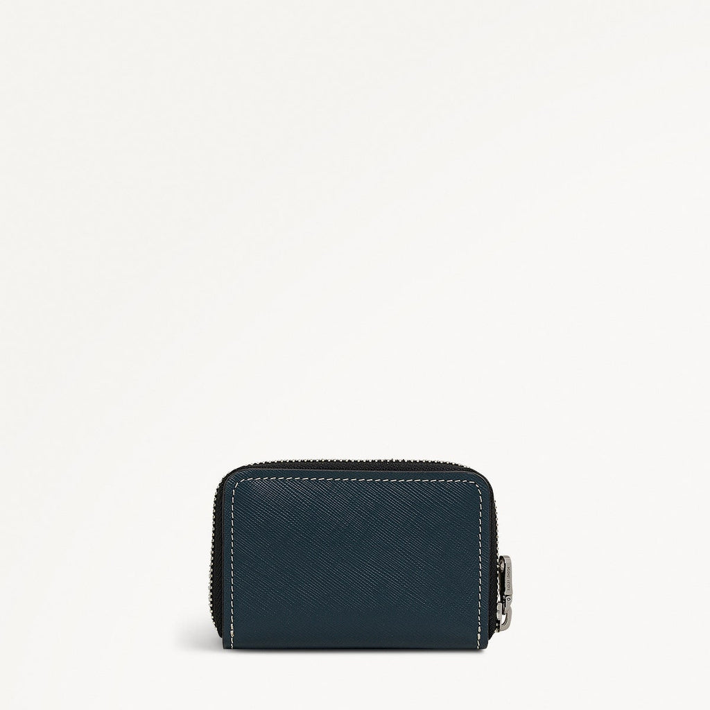 Beech Row Small Zip Around Wallet in Porcini - 112338