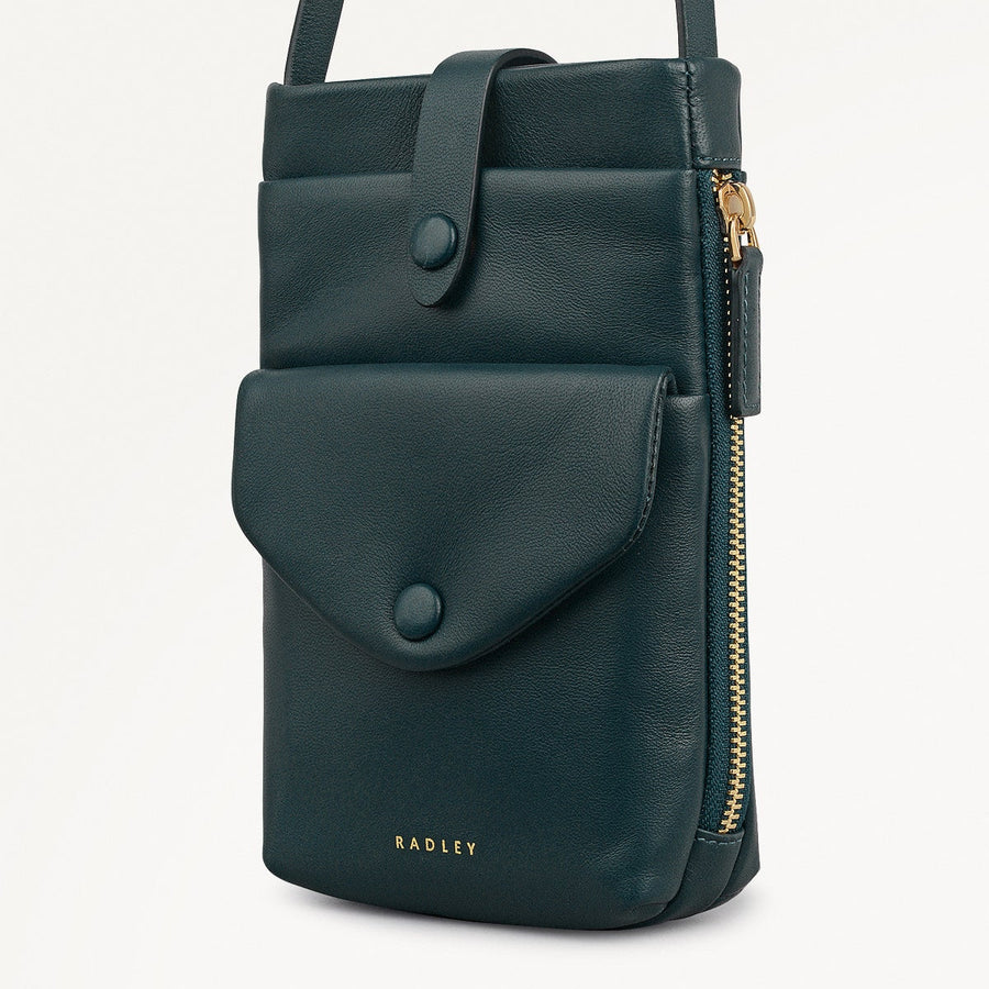 Mallow Street Medium Phone Cross Body Bag in Dark Teal - 112340