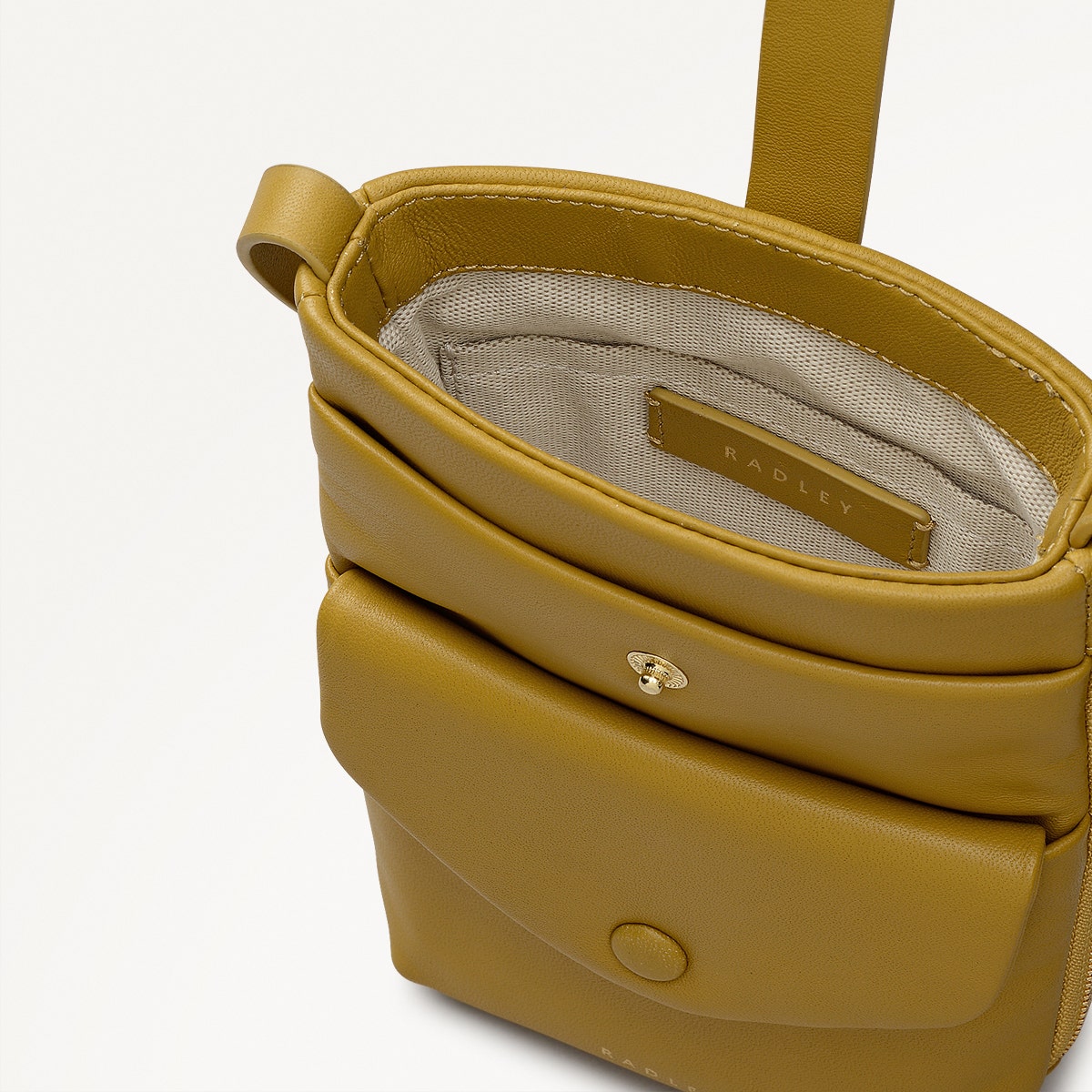 Mallow Street Medium Phone Cross Body Bag in Ochre - 112342