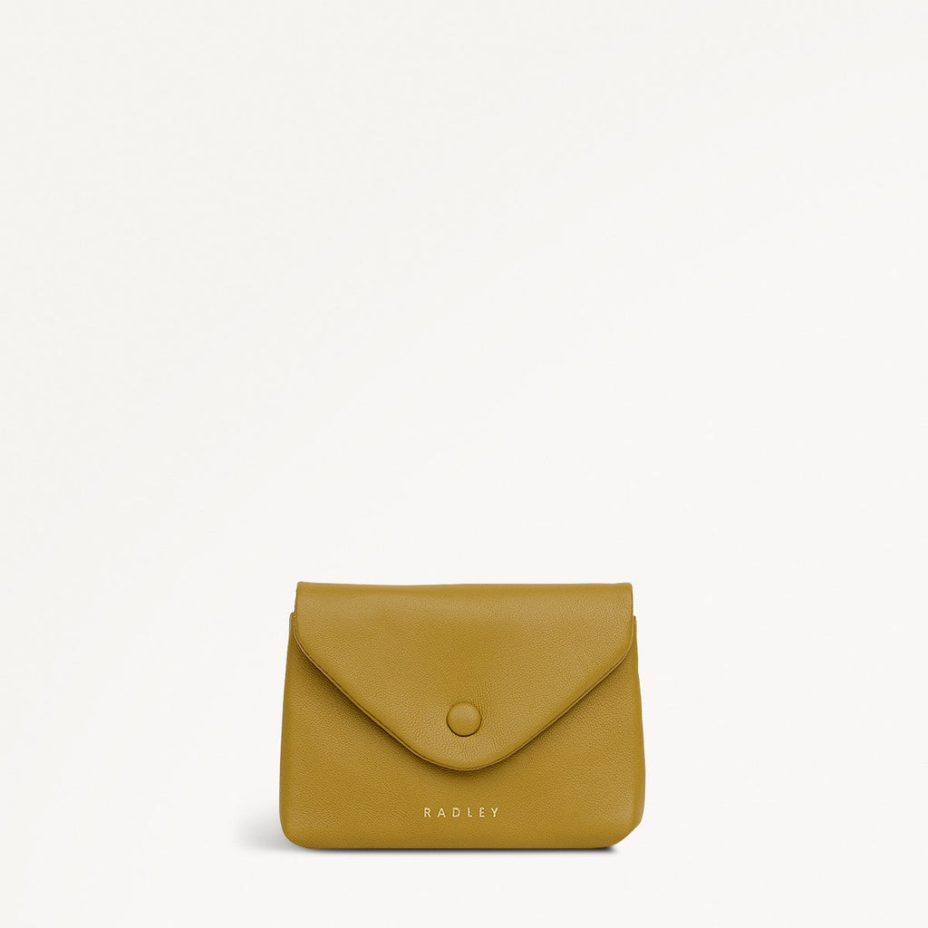 Mallow Street Small Ziptop Coin Purse in Ochre - 112346