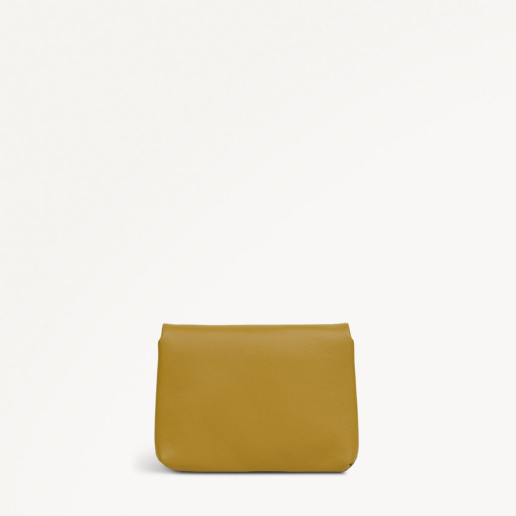 Mallow Street Small Ziptop Coin Purse in Ochre - 112346