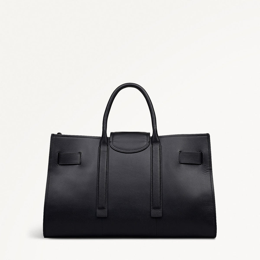 St Pancras Lane Medium Open Top Grab Bag in Black - 112397