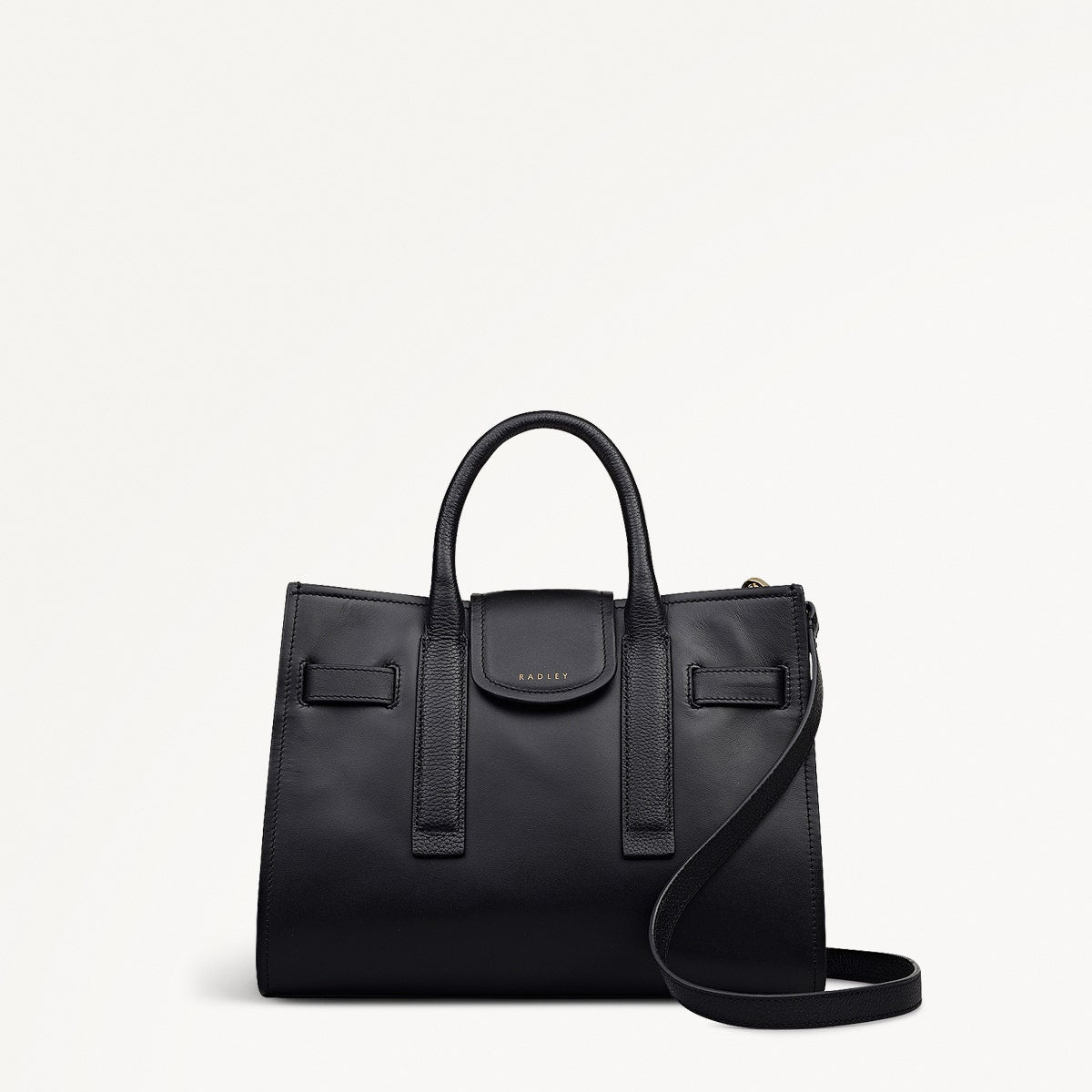 St Pancras Lane Small Open Top Grab Bag in Black - 112398
