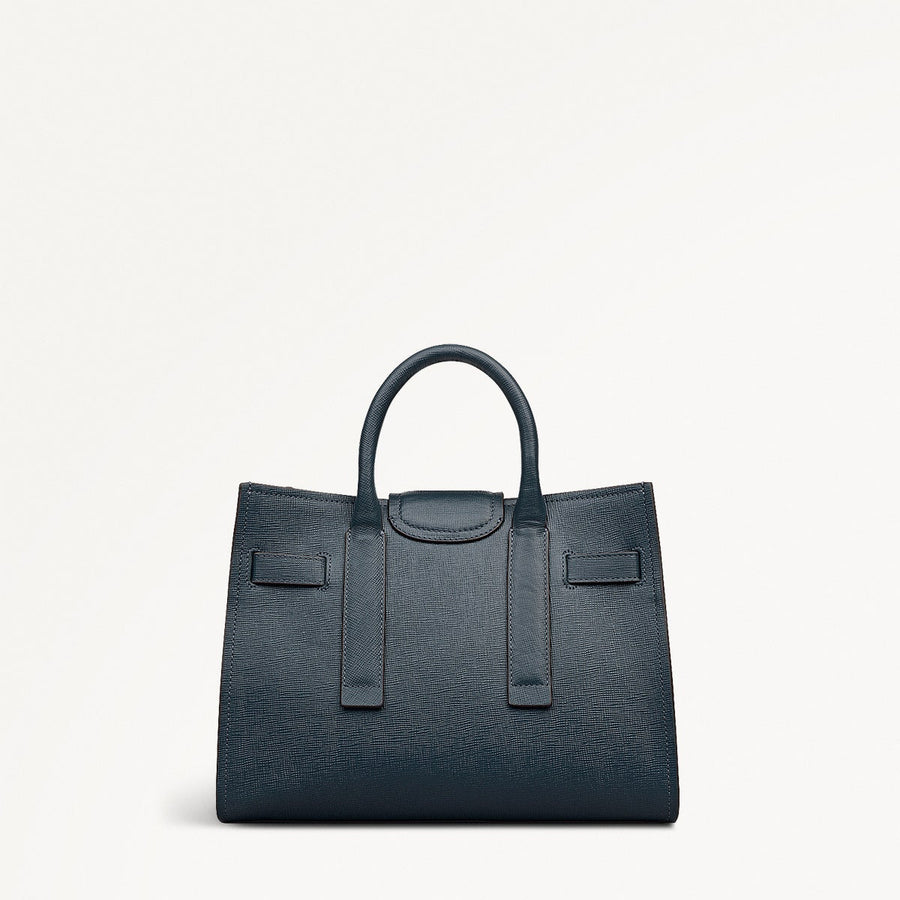 St Pancras Lane Small Open Top Grab Bag in Teal - 112400