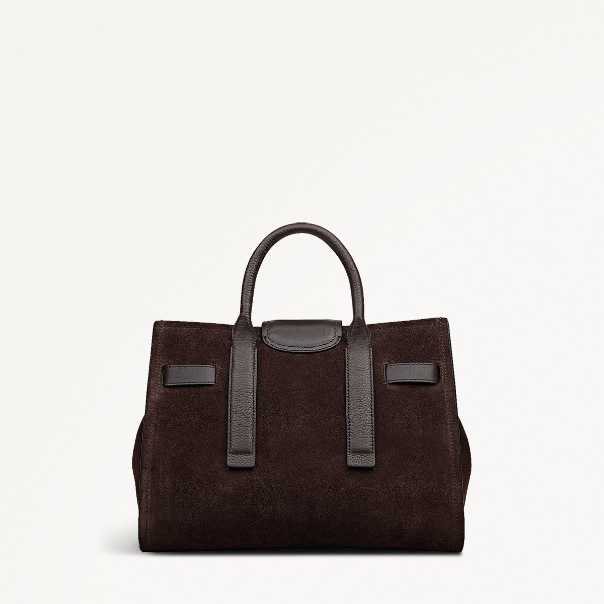St Pancras Lane Small Open Top Grab Bag in Dark Oak - 112402