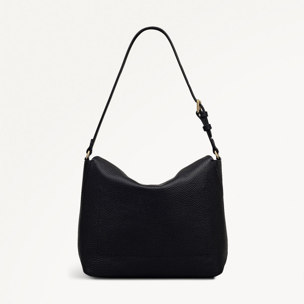 City Road Medium Flapover Grab in Black - 112411